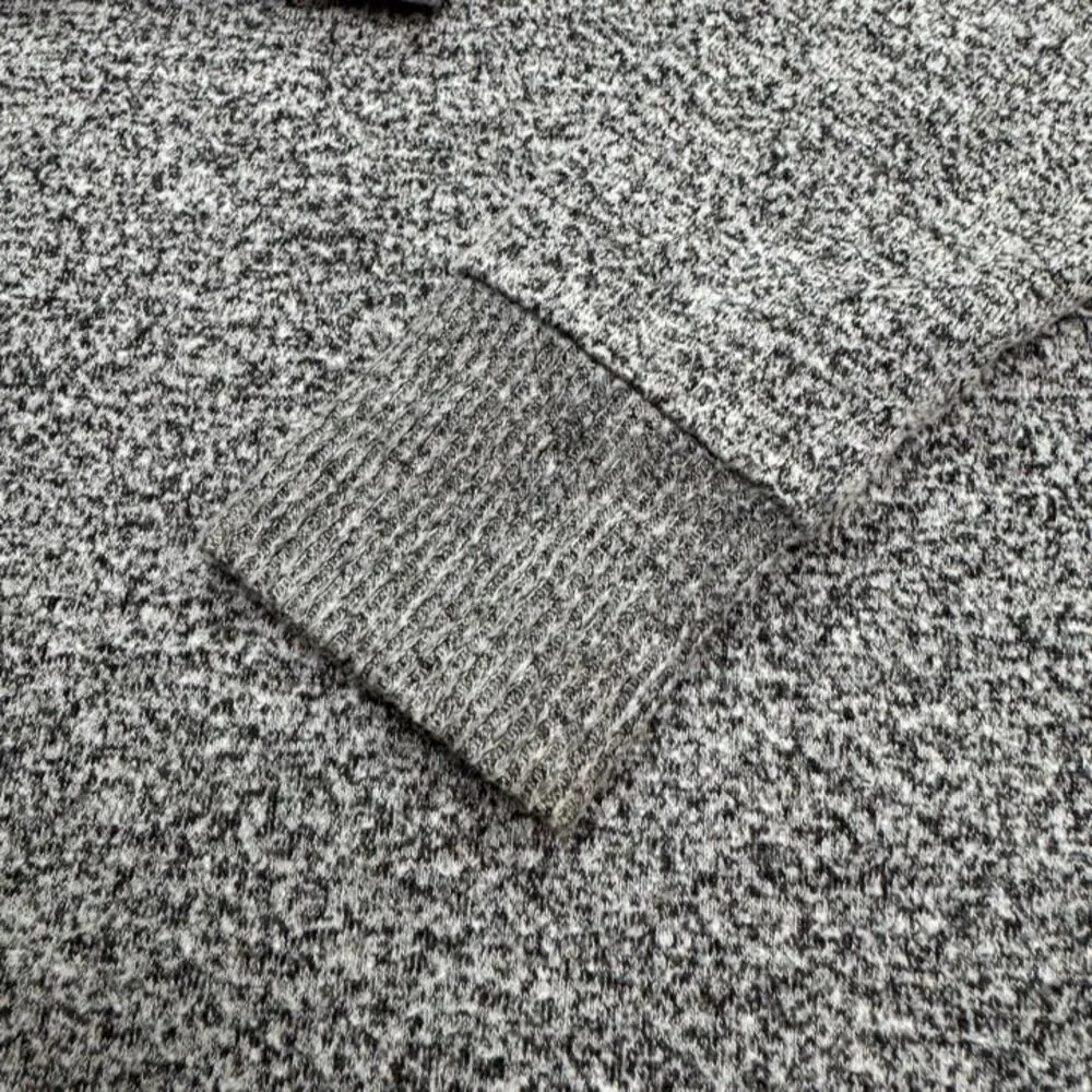 Lucky Brand Tunic V-Neck Pullover Sweater Womens Small Petite Heather Gray Knit